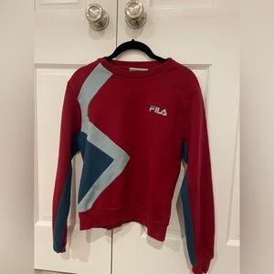 Fila Red crewneck sweatshirt